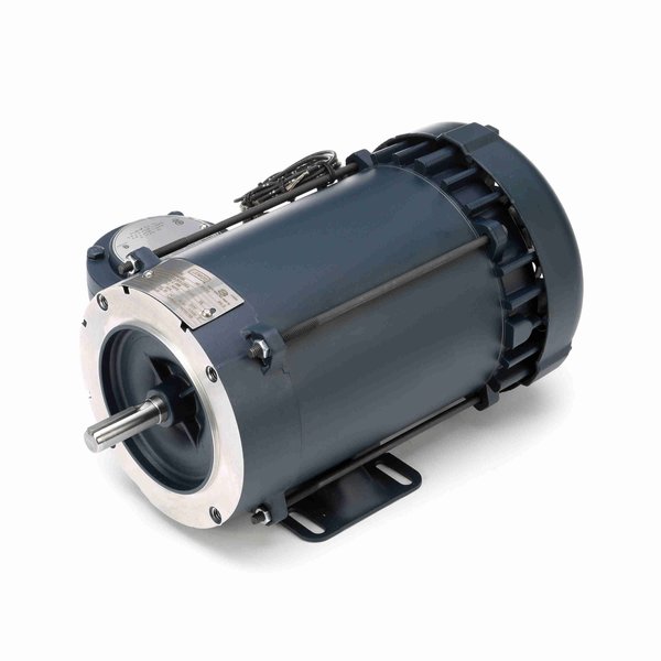 Leeson Explosion Proof Motor, 0.75 HP, 3 Ph, 60 Hz, 208-230/460 V, 1800 RPM, 56C Frame, EPFC 114630.00